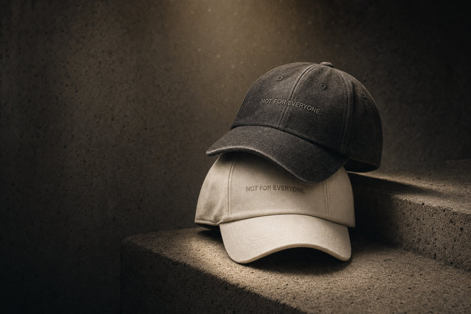 KRWN District caps — one run per design, no restock