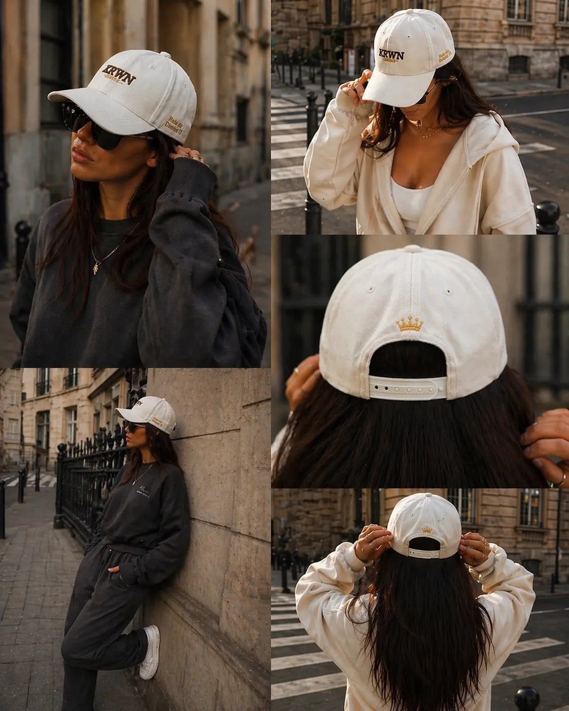 KRWN District Trucker Cap Editorial Lookbook-Shot — Premium Streetwear Headwear from Germany